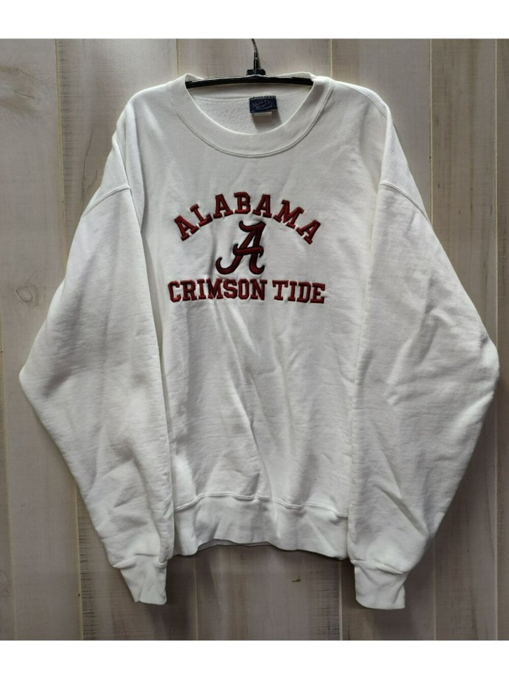 Vtg Alabama Crimson Tide Bama Sweatshirt, Large, Spellout Script A, North River